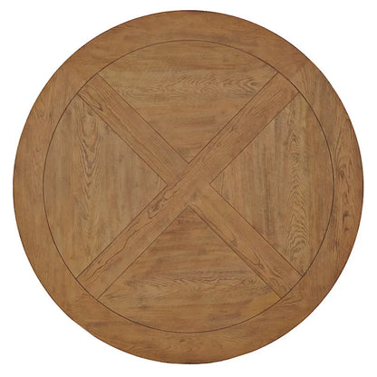 Benchwright X-base 48-in. Round Dining Set by iNSPIRE Q Artisan