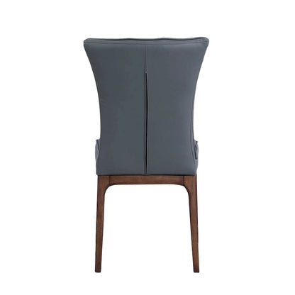 Somette Modern Tufted Side Chair with Solid Wood Frame, Set of 2