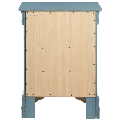 Wood 3 Drawer Nightstand
