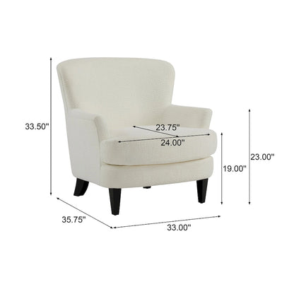 Hartshorn Upholstered Club Chair and Ottoman Set by Christopher Knight Home