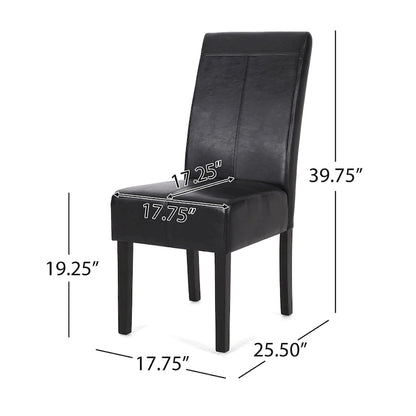 Pertica Upholstered T-Stitch Dining Chairs (Set of 2) by Christopher Knight Home