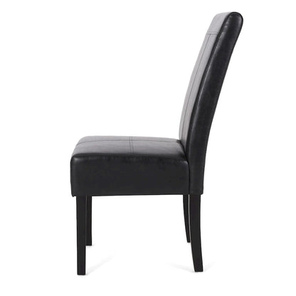 Pertica Upholstered T-Stitch Dining Chairs (Set of 2) by Christopher Knight Home