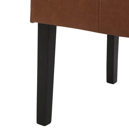 Pertica Upholstered T-Stitch Dining Chairs (Set of 2) by Christopher Knight Home