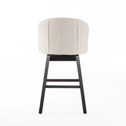 Ogden Beige Swivel Bar Stools (Set of 2) by Christopher Knight Home