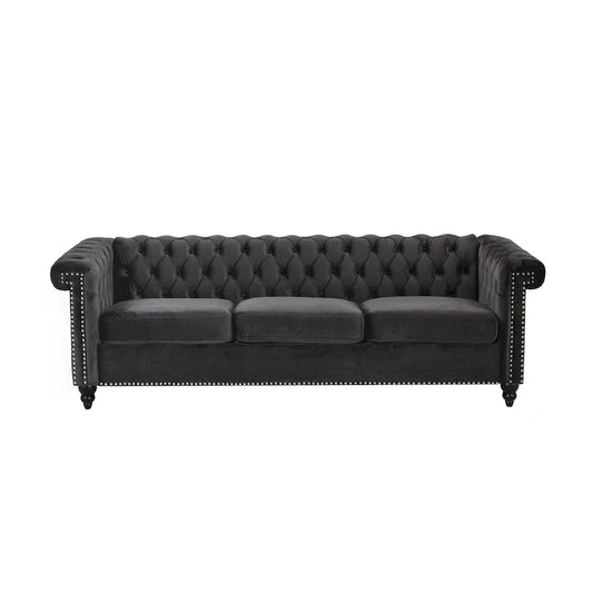Parkhurst Tufted Velvet Sofa by Christopher Knight Home
