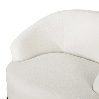 Sydmor Boucle Upholstered Club Chair by Christopher Knight Home