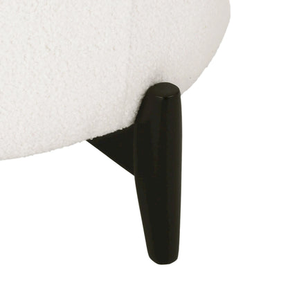 Sydmor Boucle Upholstered Club Chair by Christopher Knight Home