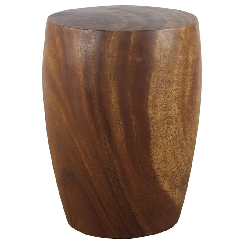 Haussmann Wood Merlot End Table 15 D x 20 inch High Walnut Oil - 15 x 15 x 20