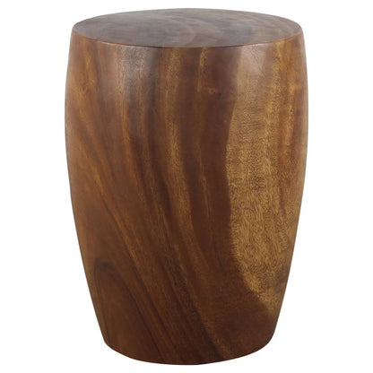 Haussmann Wood Merlot End Table 15 D x 20 inch High Walnut Oil - 15 x 15 x 20