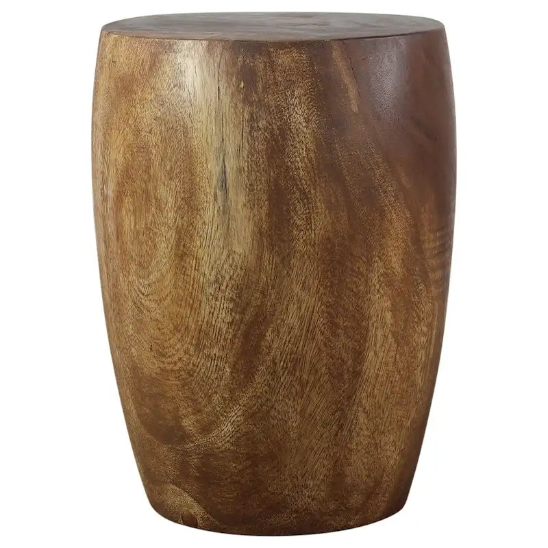 Haussmann Wood Merlot End Table 15 D x 20 inch High Walnut Oil - 15 x 15 x 20