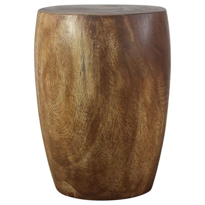 Haussmann Wood Merlot End Table 15 D x 20 inch High Walnut Oil - 15 x 15 x 20