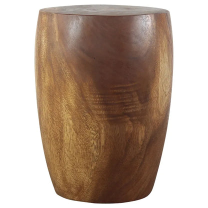 Haussmann Wood Merlot End Table 15 D x 20 inch High Walnut Oil - 15 x 15 x 20