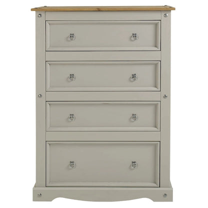 Wood Dresser 4 Drawers Chest Corona