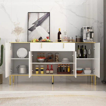 Sideboard Dresser Cabinet Storage Console Televison Table Pop-up Door