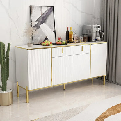 Sideboard Dresser Cabinet Storage Console Televison Table Pop-up Door