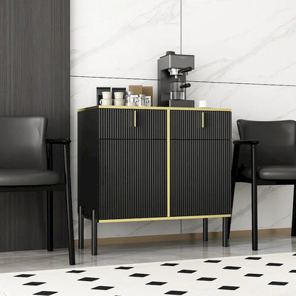 Sideboard Dresser Cabinet Storage Console Televison Table Pop-up Door