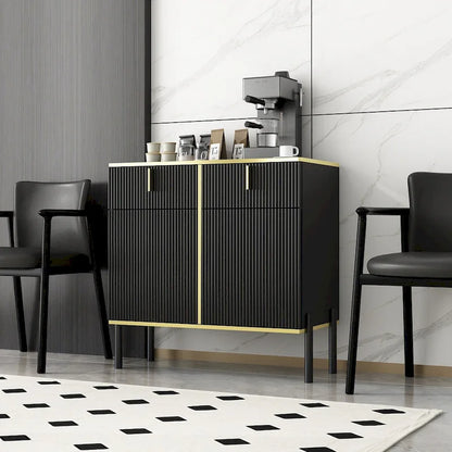 Sideboard Dresser Cabinet Storage Console Televison Table Pop-up Door