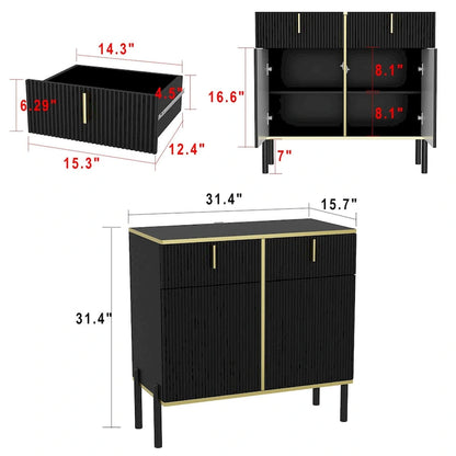 Sideboard Dresser Cabinet Storage Console Televison Table Pop-up Door