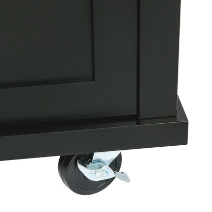 Drop-Leaf Counter top Kitchen Cart ,Kitchen Island with 3 Drawers
