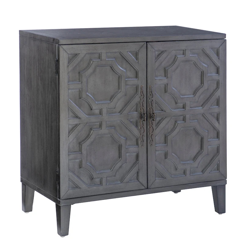 Chanters Solid Wood 2-Door Accent Cabinet
