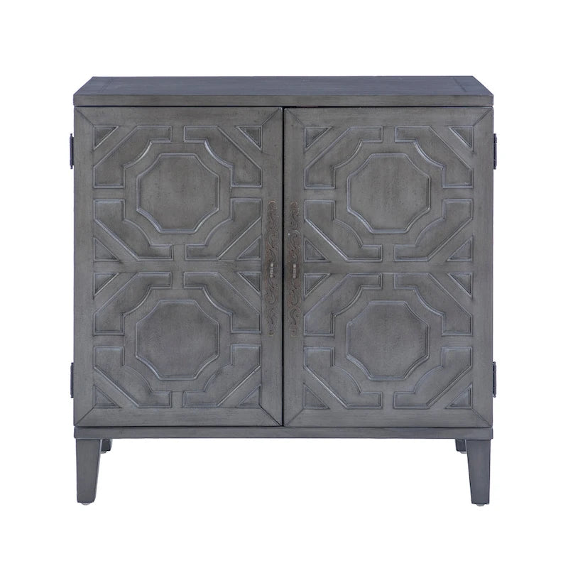 Chanters Solid Wood 2-Door Accent Cabinet