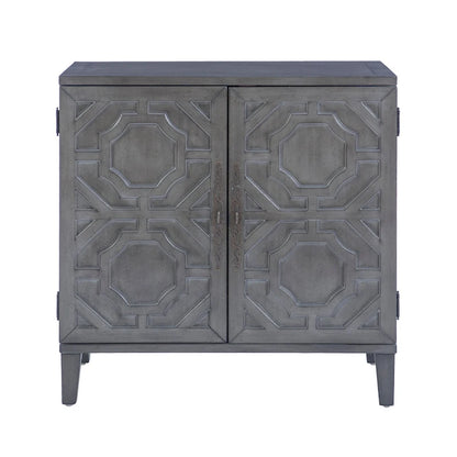 Chanters Solid Wood 2-Door Accent Cabinet