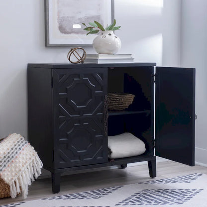 Chanters Solid Wood 2-Door Accent Cabinet