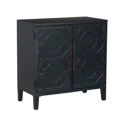 Chanters Solid Wood 2-Door Accent Cabinet