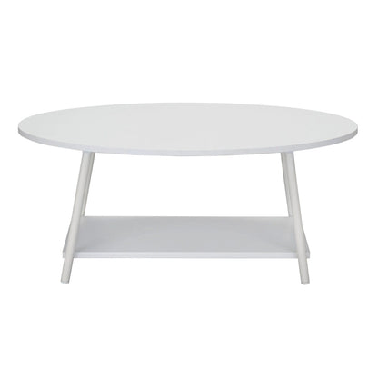 Household Essentials Coffee Table with Storage Shelf