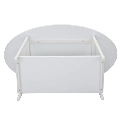 Household Essentials Coffee Table with Storage Shelf