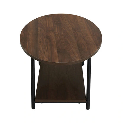 Household Essentials Coffee Table with Storage Shelf