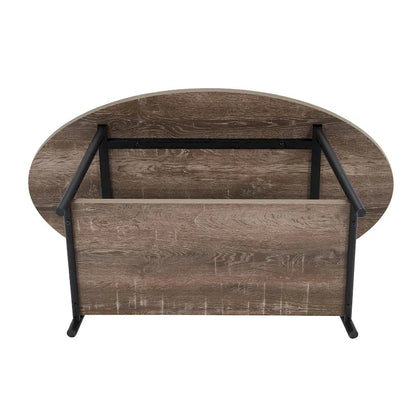 Household Essentials Coffee Table with Storage Shelf