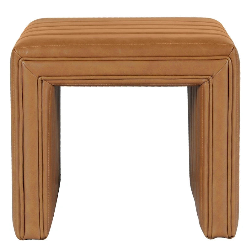 HomePop Modern Channel Ottoman