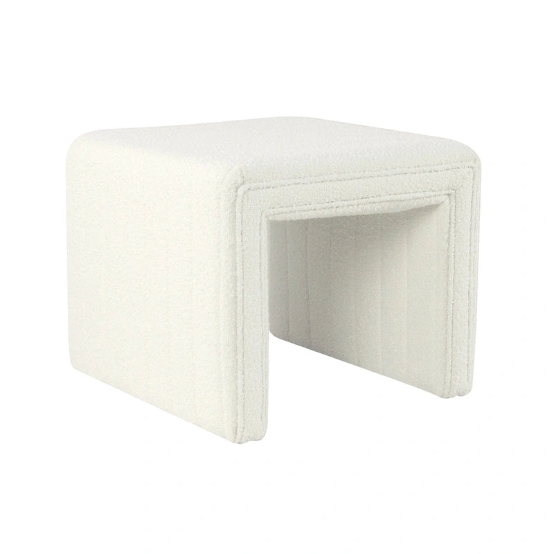 HomePop Modern Channel Ottoman