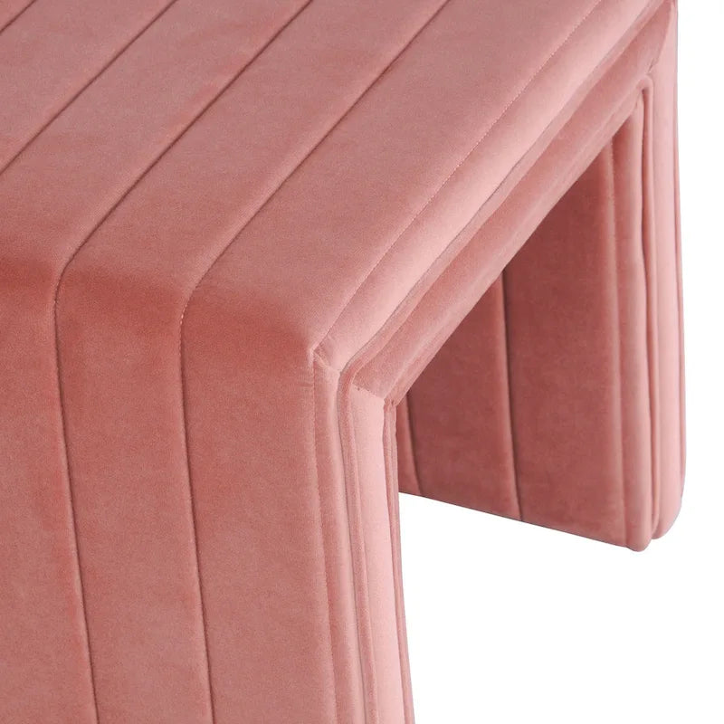 HomePop Modern Channel Ottoman