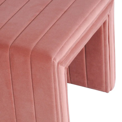 HomePop Modern Channel Ottoman