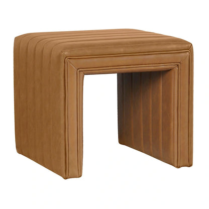 HomePop Modern Channel Ottoman