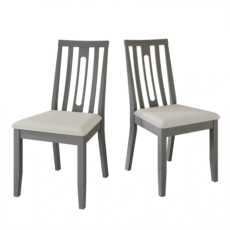 CraftPorch Contemporary Wooden Dining Chairs (Set of 2) - N/A