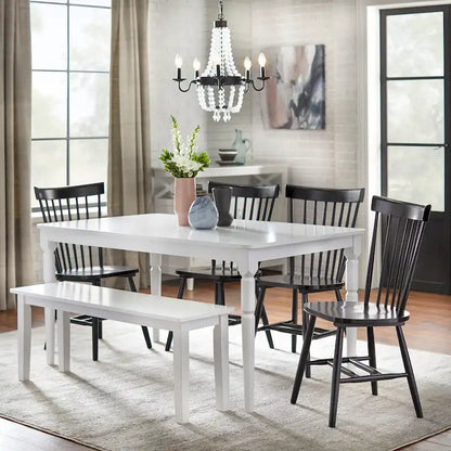 Simple Living Venice Solid Wood Spindle Dining Chairs (Set of 2)