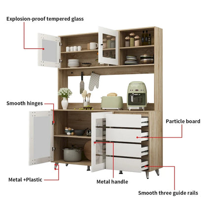Sideboard Wine Cabinet Tea Cabinet Kitchen Cupboard Buffets Sideboards