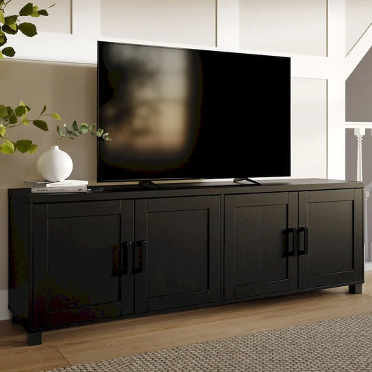 71-Inch Wide TV Stand with Storage Doors, TVs up to 85