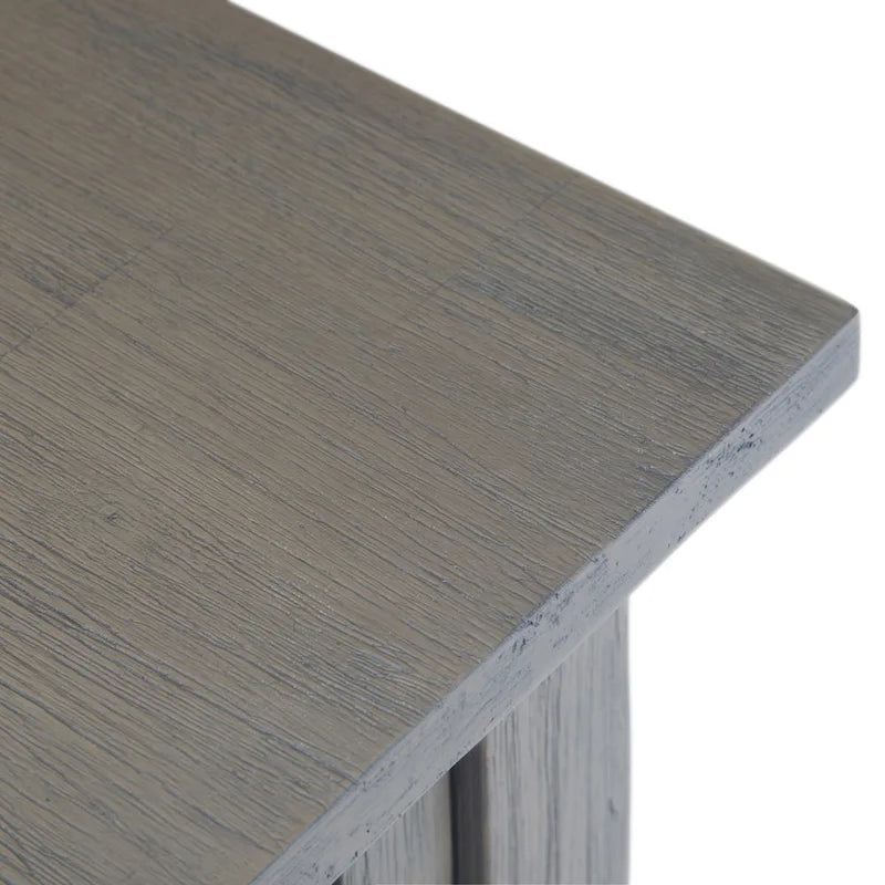 WYNDENHALL Garret SOLID ACACIA WOOD 14 inch Wide Rectangle Rustic Narrow Side Table - 14 W x 24 D x 20 H