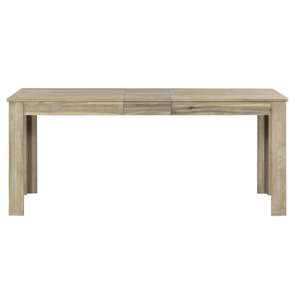 Nestfair 7-Piece Wooden Dining Table Set with 6 Chairs and 2 Drawers