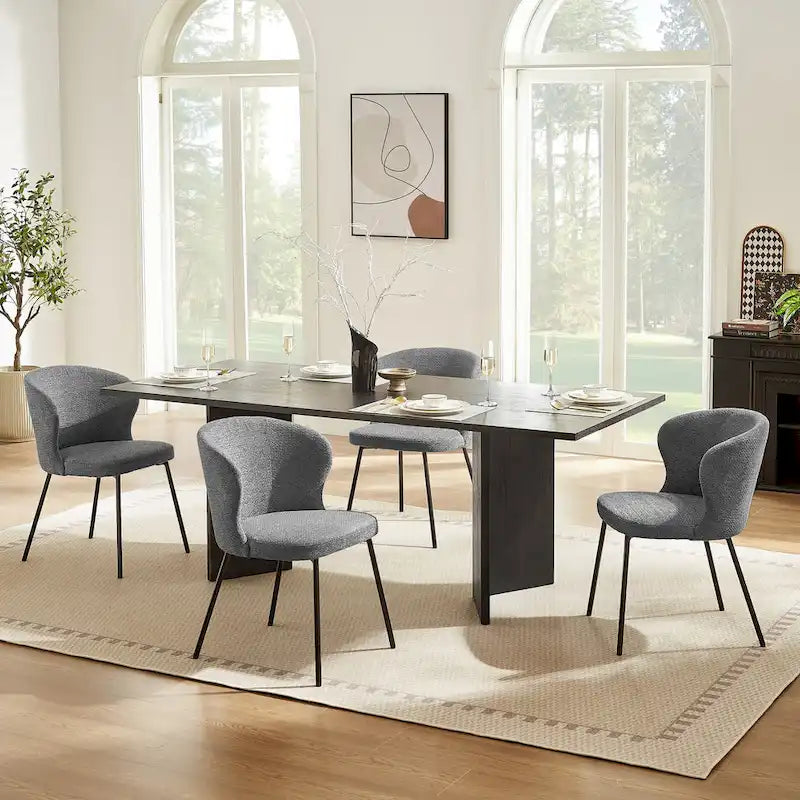 Art Leon Modern Dining Chairs, Set of 2