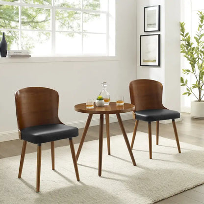 Corvus Calvados Mid-century Modern Dining Chairs (Set of 2)