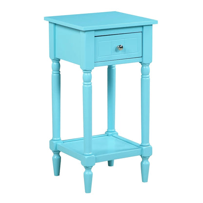 Convenience Concepts French Country Khloe 1 Drawer Accent Table with Shelf