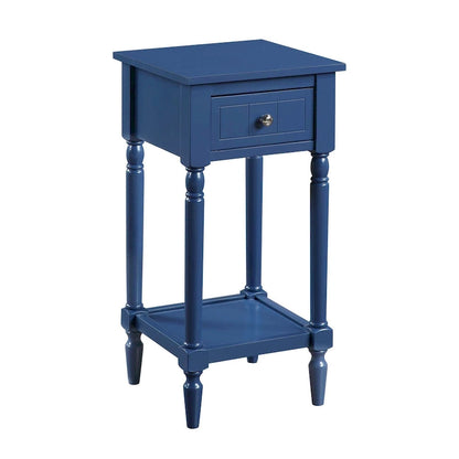 Convenience Concepts French Country Khloe 1 Drawer Accent Table with Shelf