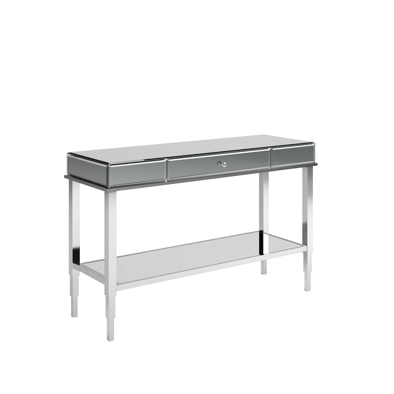 Camille Mirrored TV Stand Console Table with Drawer by iNSPIRE Q Bold