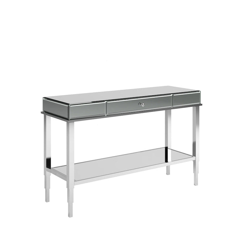 Camille Mirrored TV Stand Console Table with Drawer by iNSPIRE Q Bold