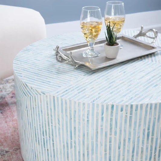 Capiz Mosaic Coffee Table